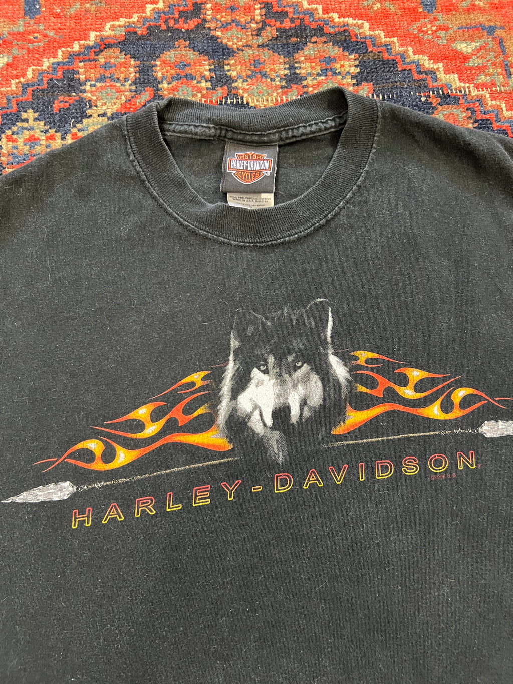 VINTAGE FRONT AND BACK HARLEY DAVIDSON T SHIRT- XS