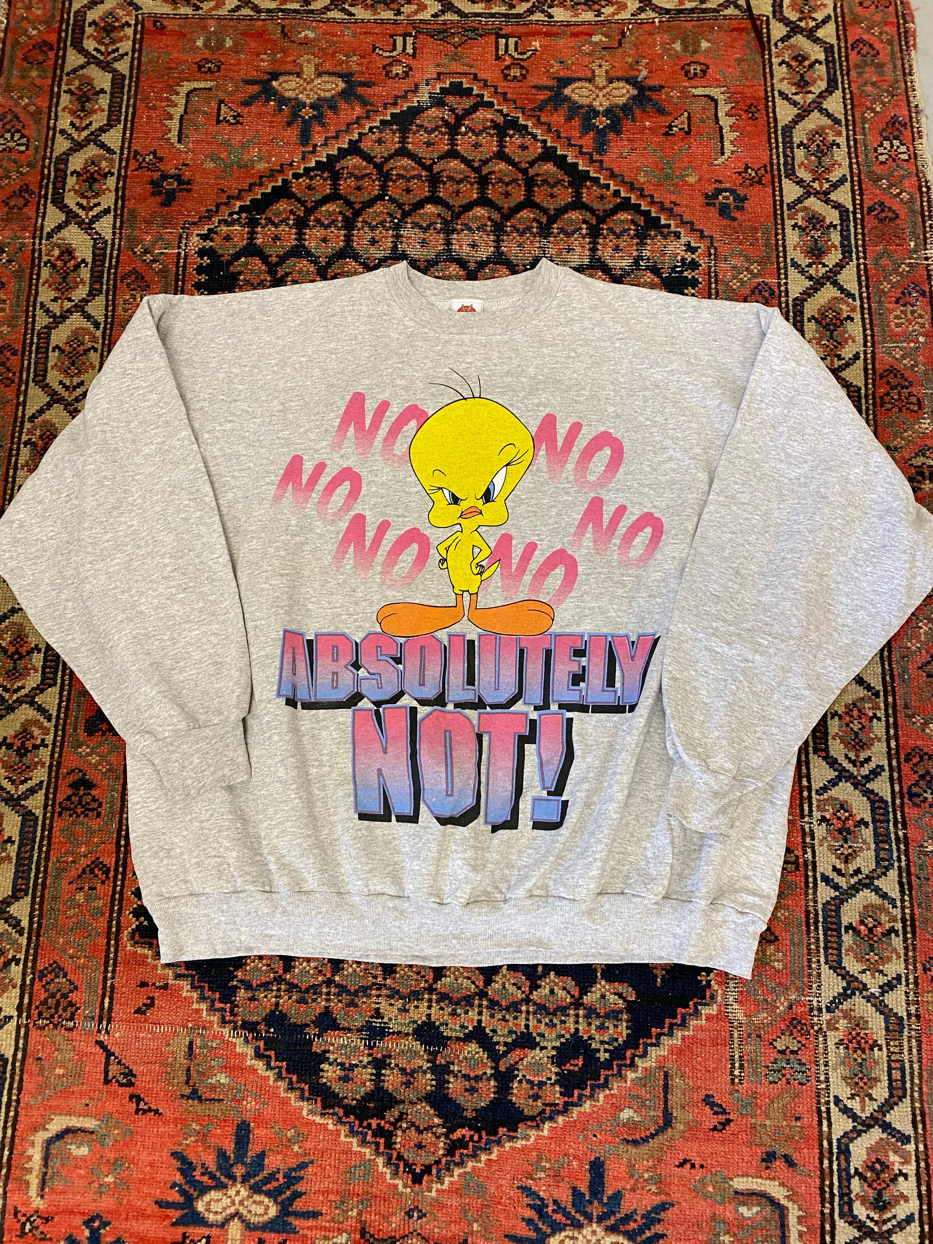 90s Tweety Bird Crewneck - L