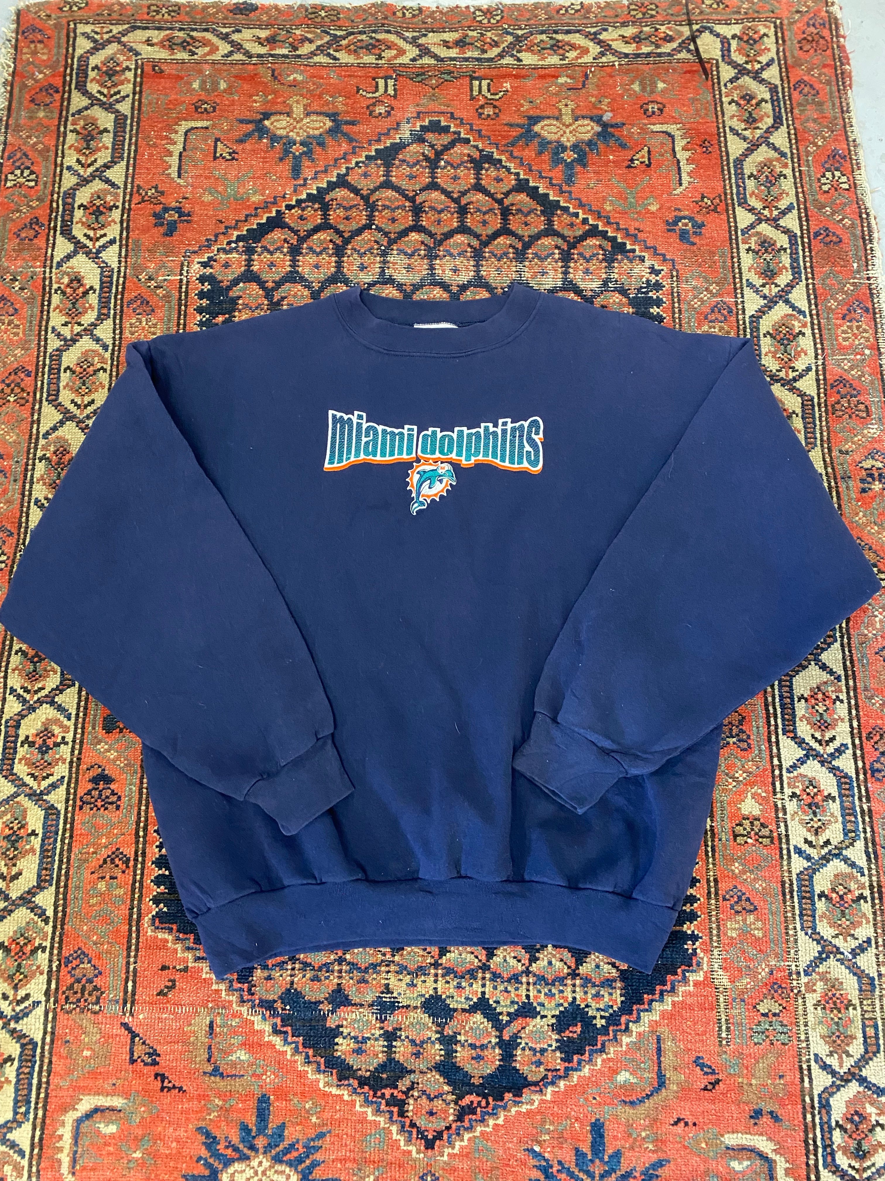 Vintage Miami Dolphins Crewneck - L