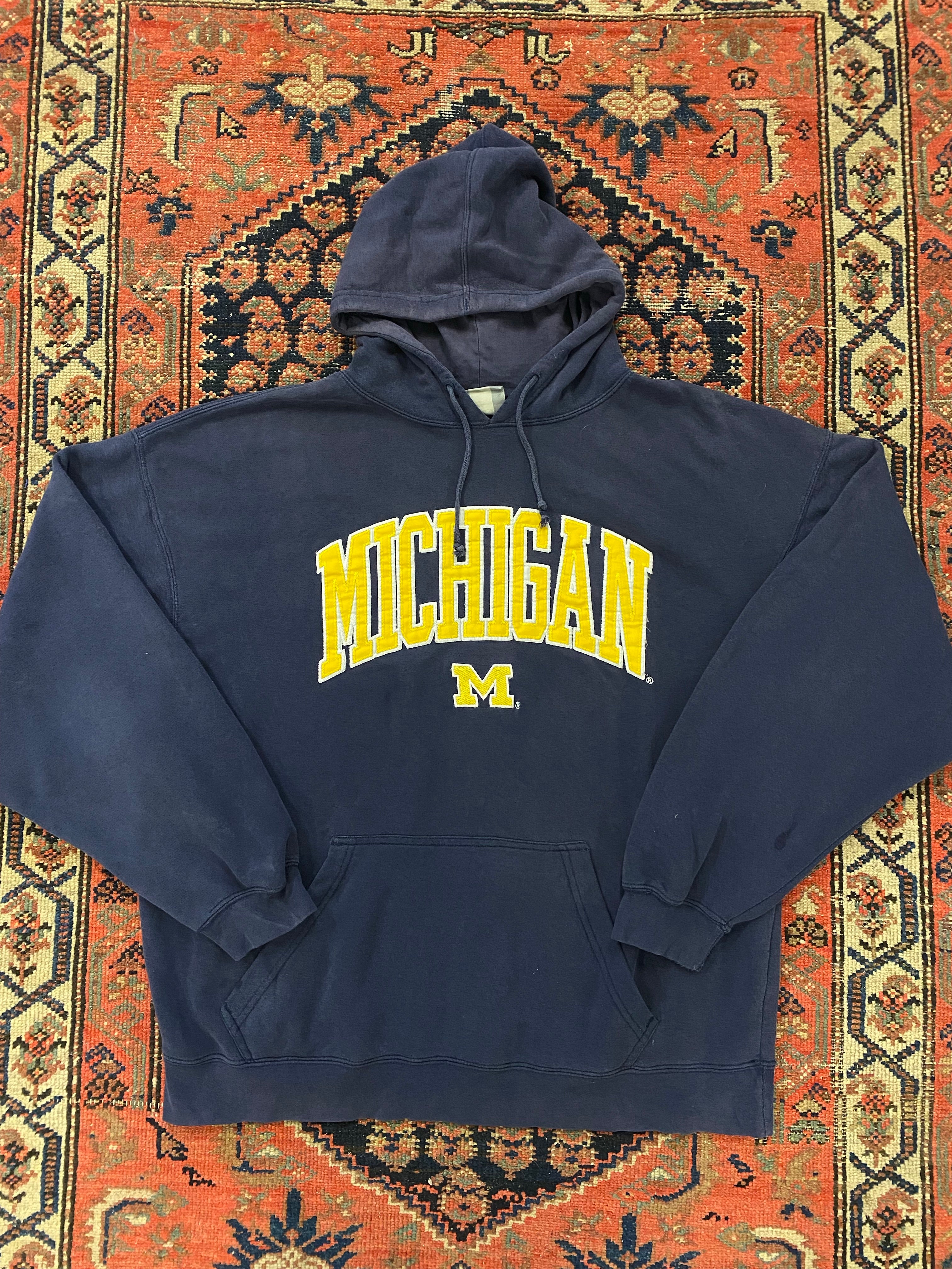 Vintage Faded Michigan Hood - XL