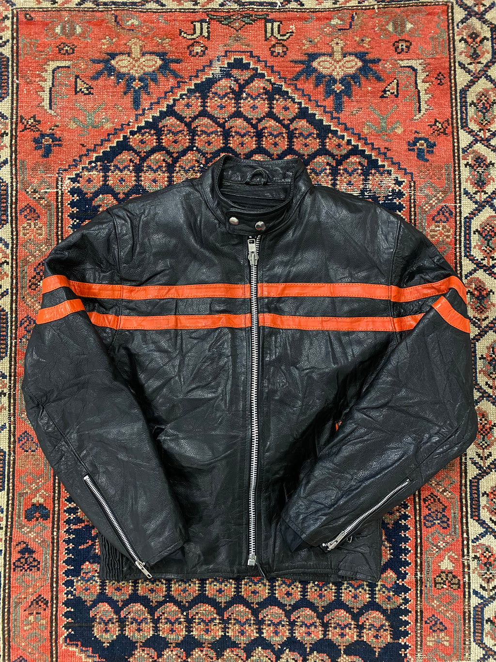 Vintage Leather Harley Davidson Jacket - S