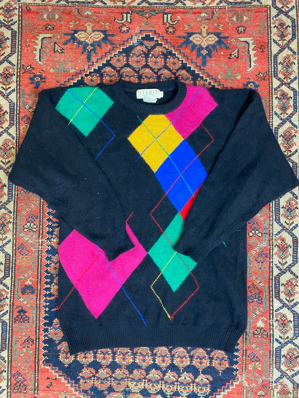 Vintage Knit Sweater - M