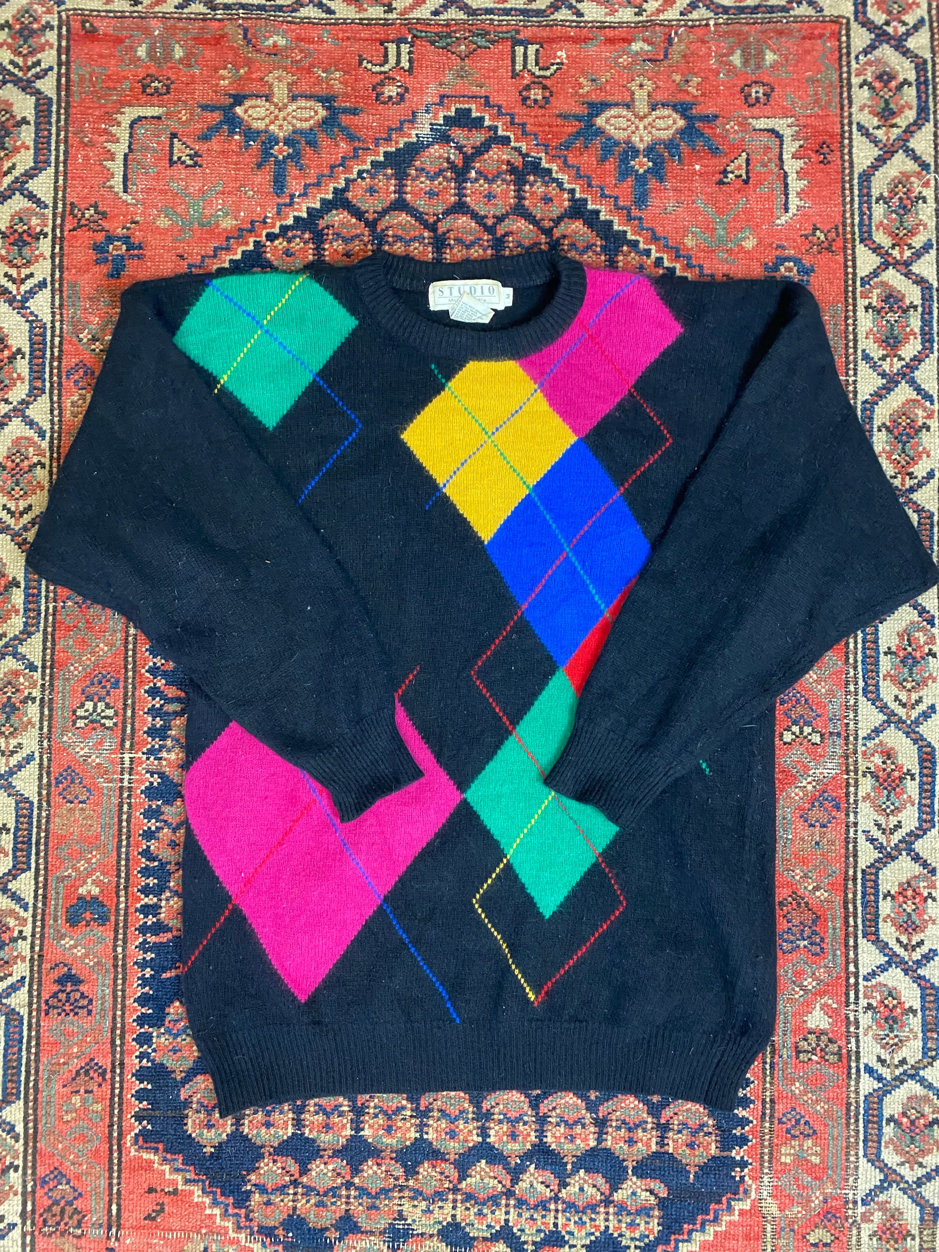 Vintage Knit Sweater - M