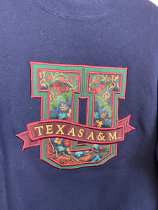 90s embroidered Texas A&M crewneck - S