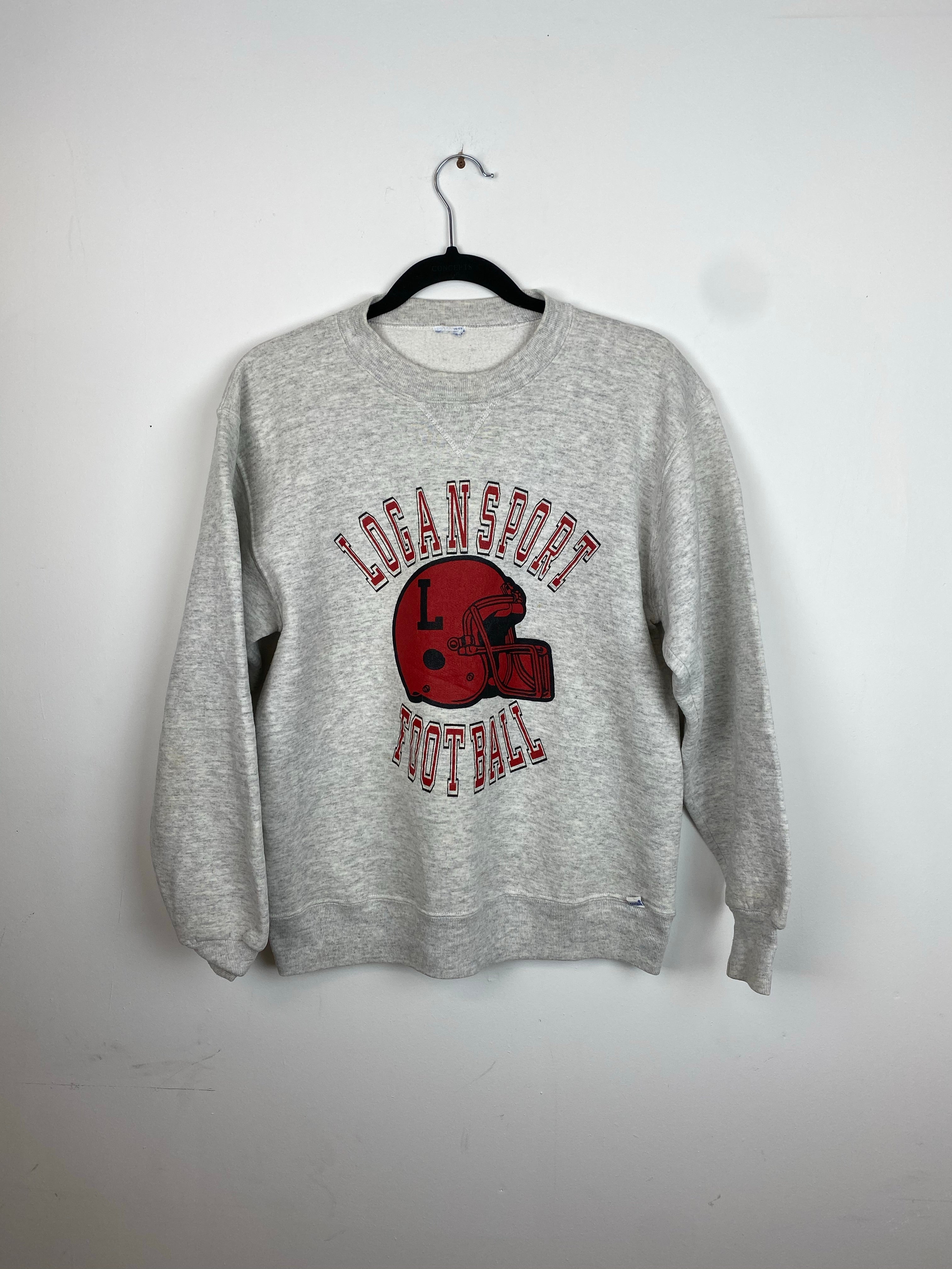 Vintage Logan Sport football crewneck