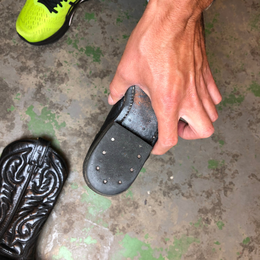 Vintage leather cowboys boots