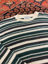 Load image into Gallery viewer, 90s Striped Knit Sweater - S