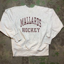 Load image into Gallery viewer, 90s heavy weight Mallards hockey Crewneck