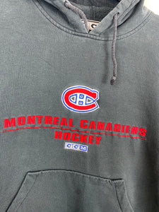 Faded 90s embroidered Montreal Canadians hoodie