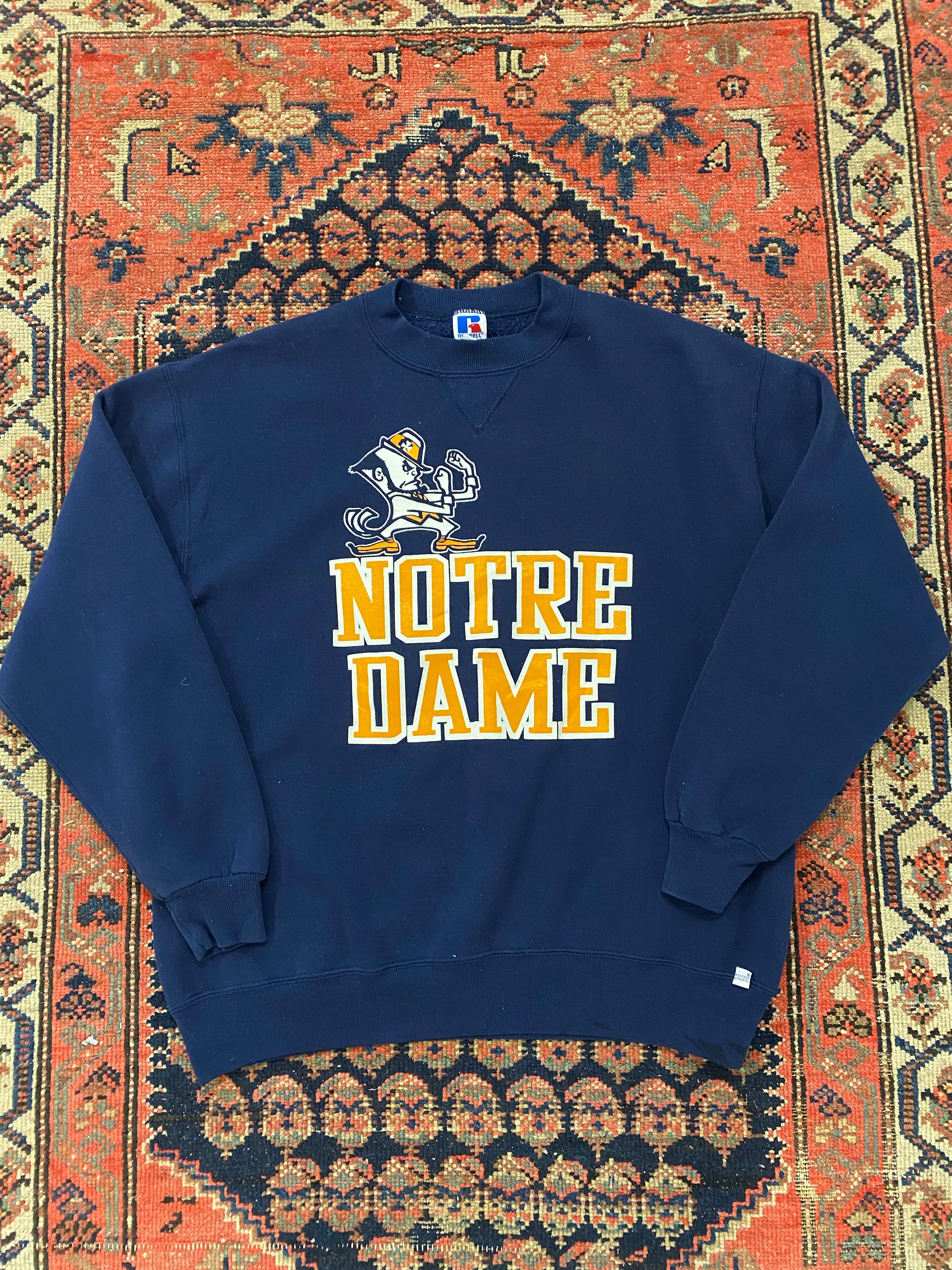 Vintage Notre Dame Russel Crewneck - S
