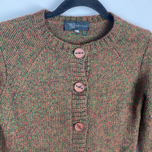 Load image into Gallery viewer, Heavy wool front button cropped cardigan