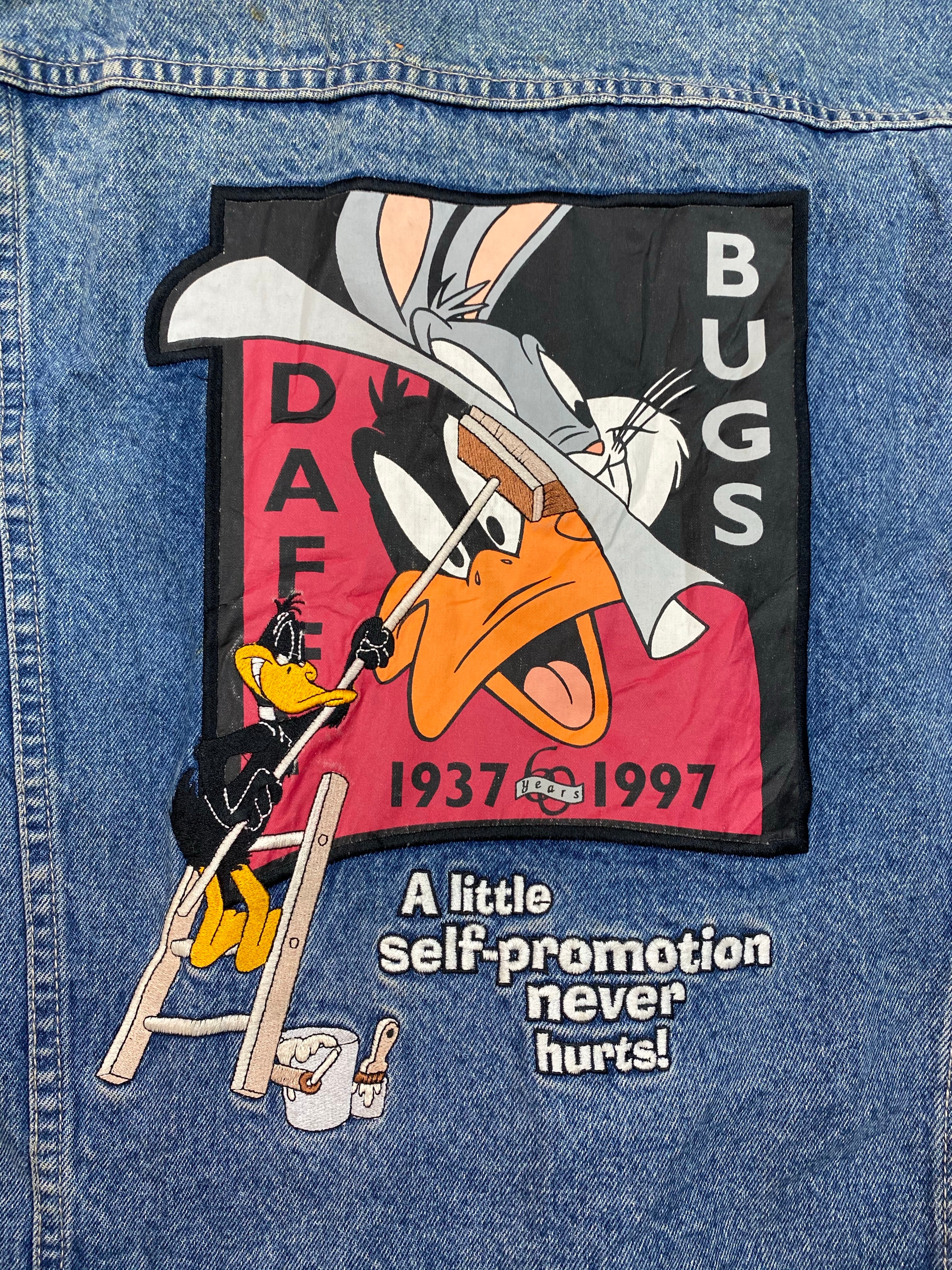 90s Warner bros denim jacket
