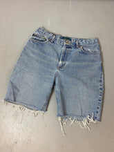 Load image into Gallery viewer, Vintage High Waisted Frayed Ralph Lauren Denim Shorts - 31in