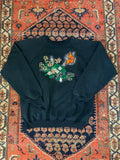 Vintage Embroidered Butterfly Crewneck - S/M