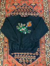 Load image into Gallery viewer, Vintage Embroidered Butterfly Crewneck - S/M