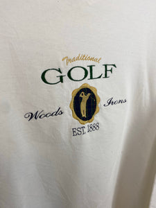 Vintage embroidered Golf crewneck - XXL