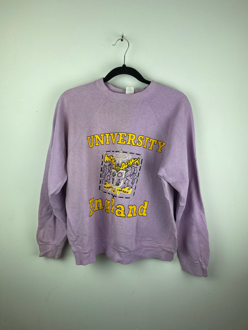 80s university of England crewneck