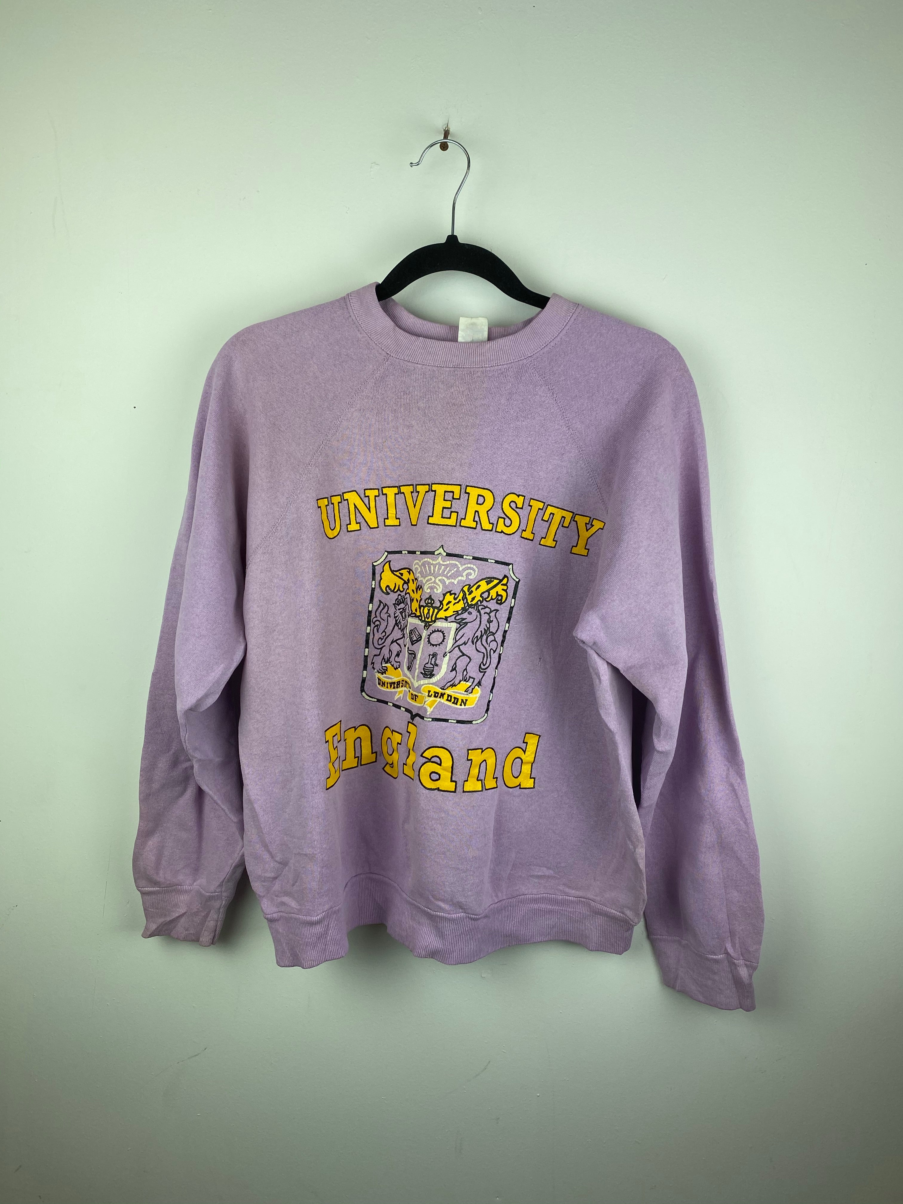 80s university of England crewneck