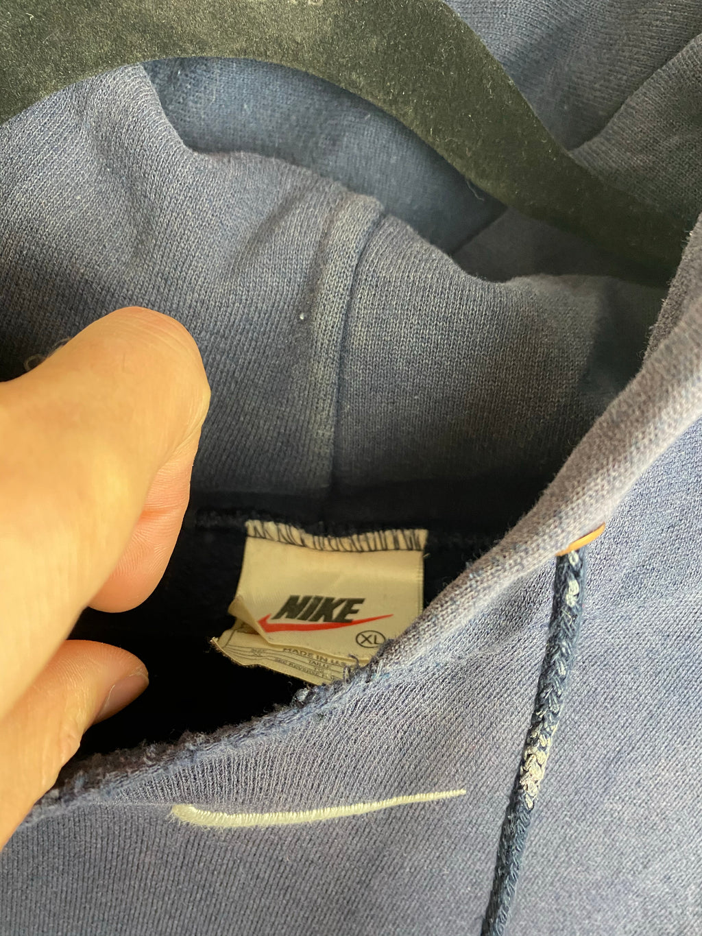 90s Middle check Nike hoodie