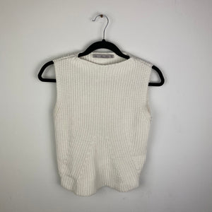 High neck knitted tank