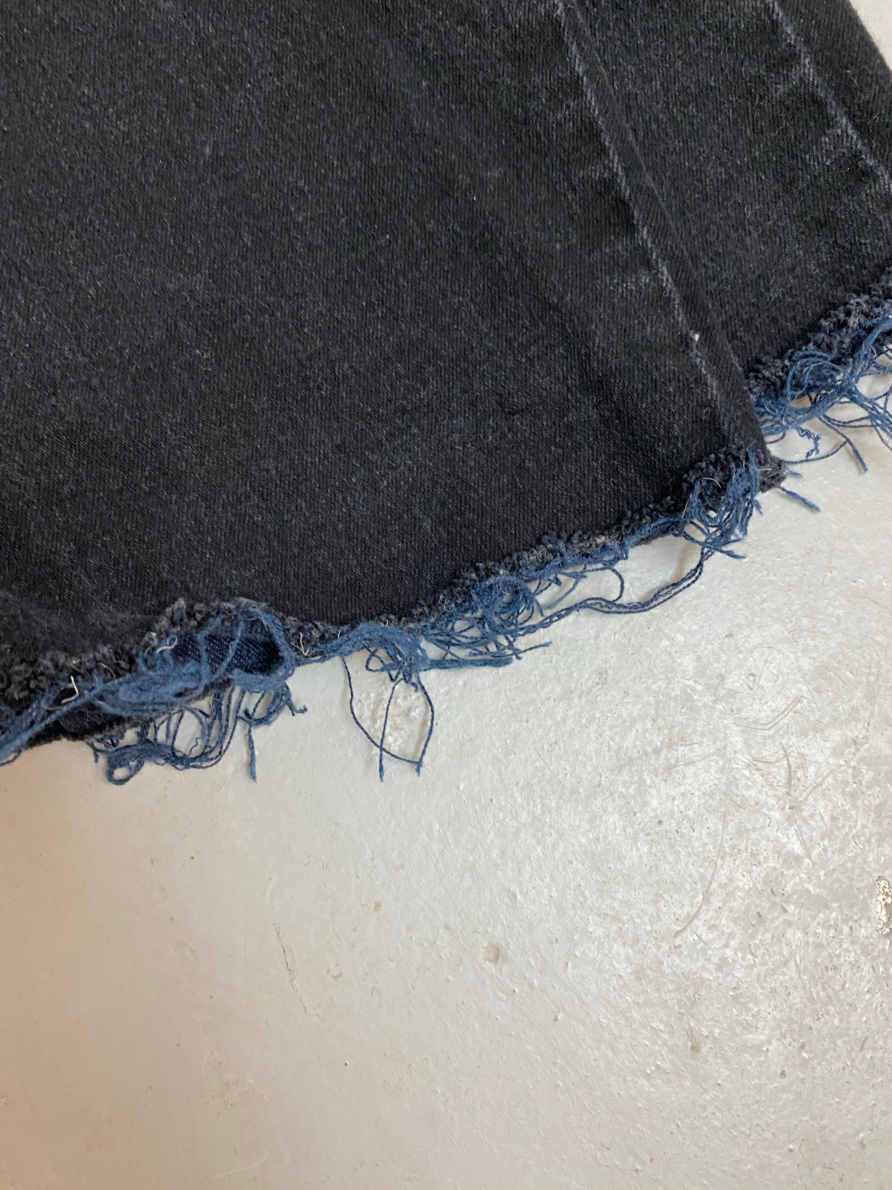 Vintage Cherokee High Waisted Frayed Denim Shorts - 29in