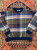 Vintage plaid Crewneck - M