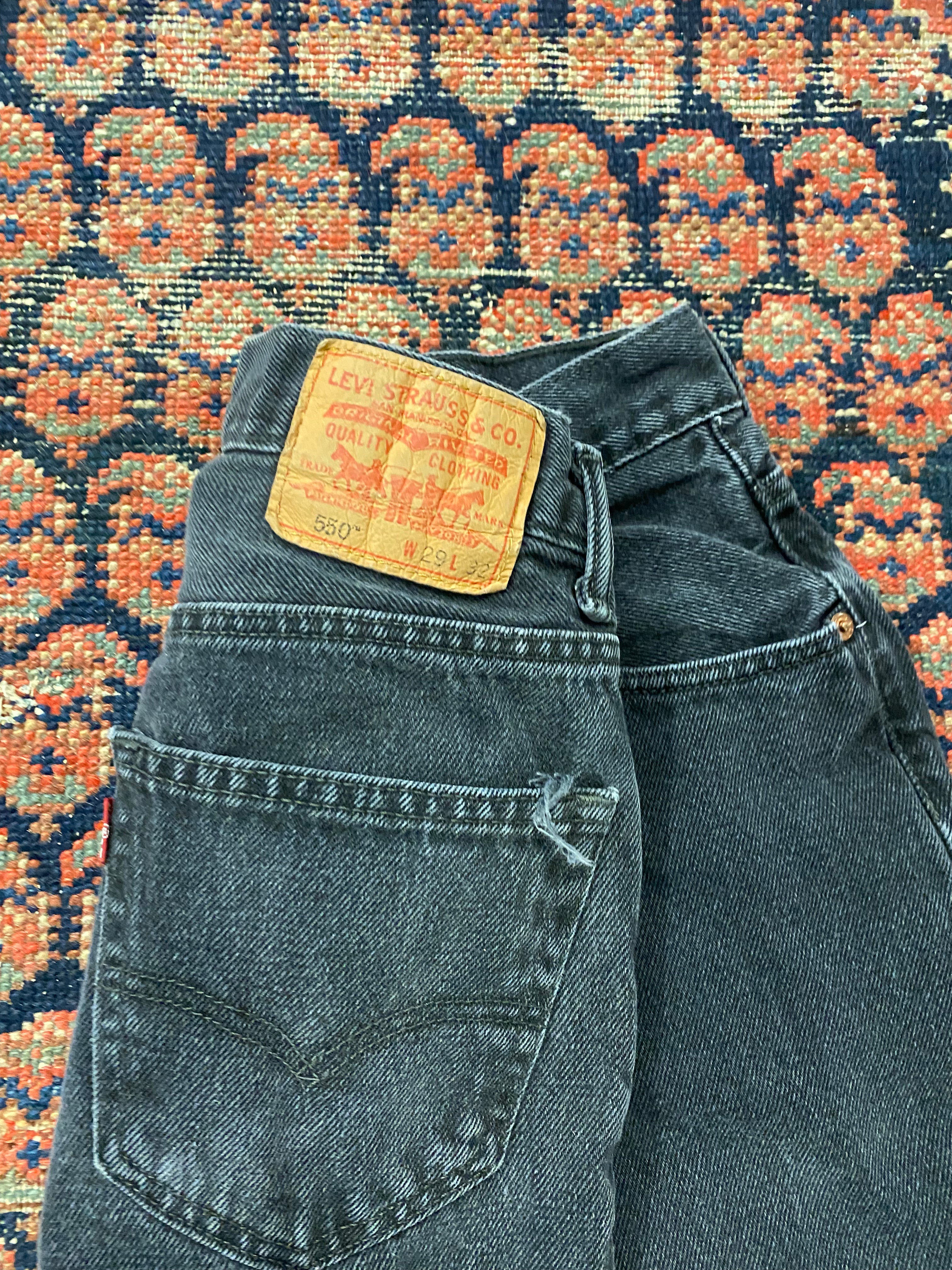 Vintage High Waisted Levi’s Frayed Denim Shorts - 27IN/W