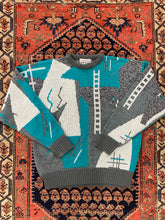 Load image into Gallery viewer, Vintage Snakes And Latter Knit Sweater - M