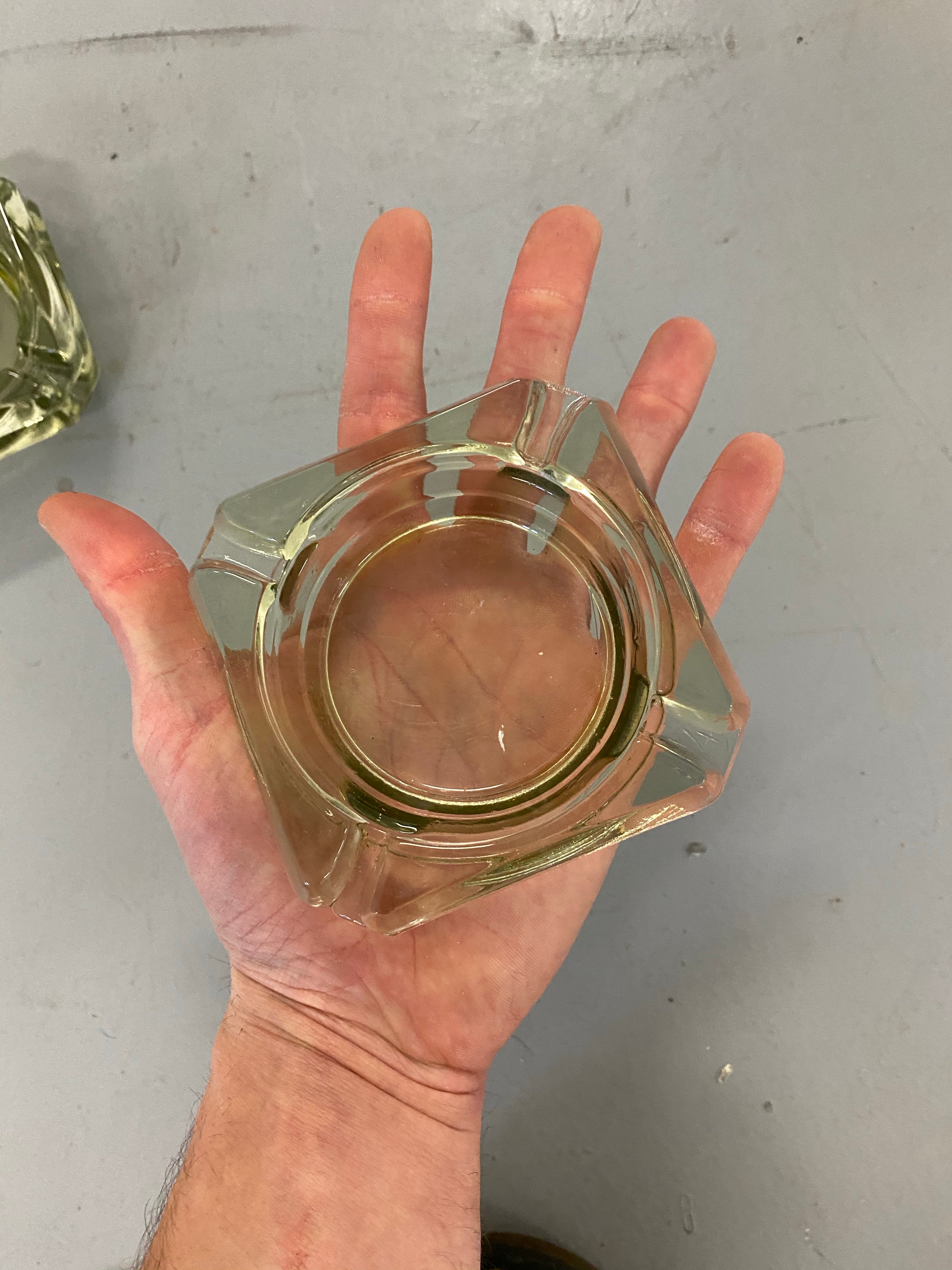 Vintage tinted ashtray