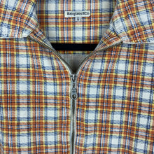 Load image into Gallery viewer, Vintage full zip plaid
