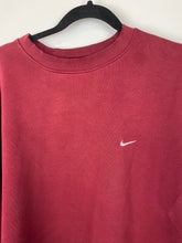Load image into Gallery viewer, Vintage burgundy Nike crewneck