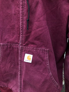 Burgundy Carhartt Jacket