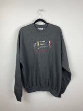 Load image into Gallery viewer, 90s embroidered Just Hooked crewneck
