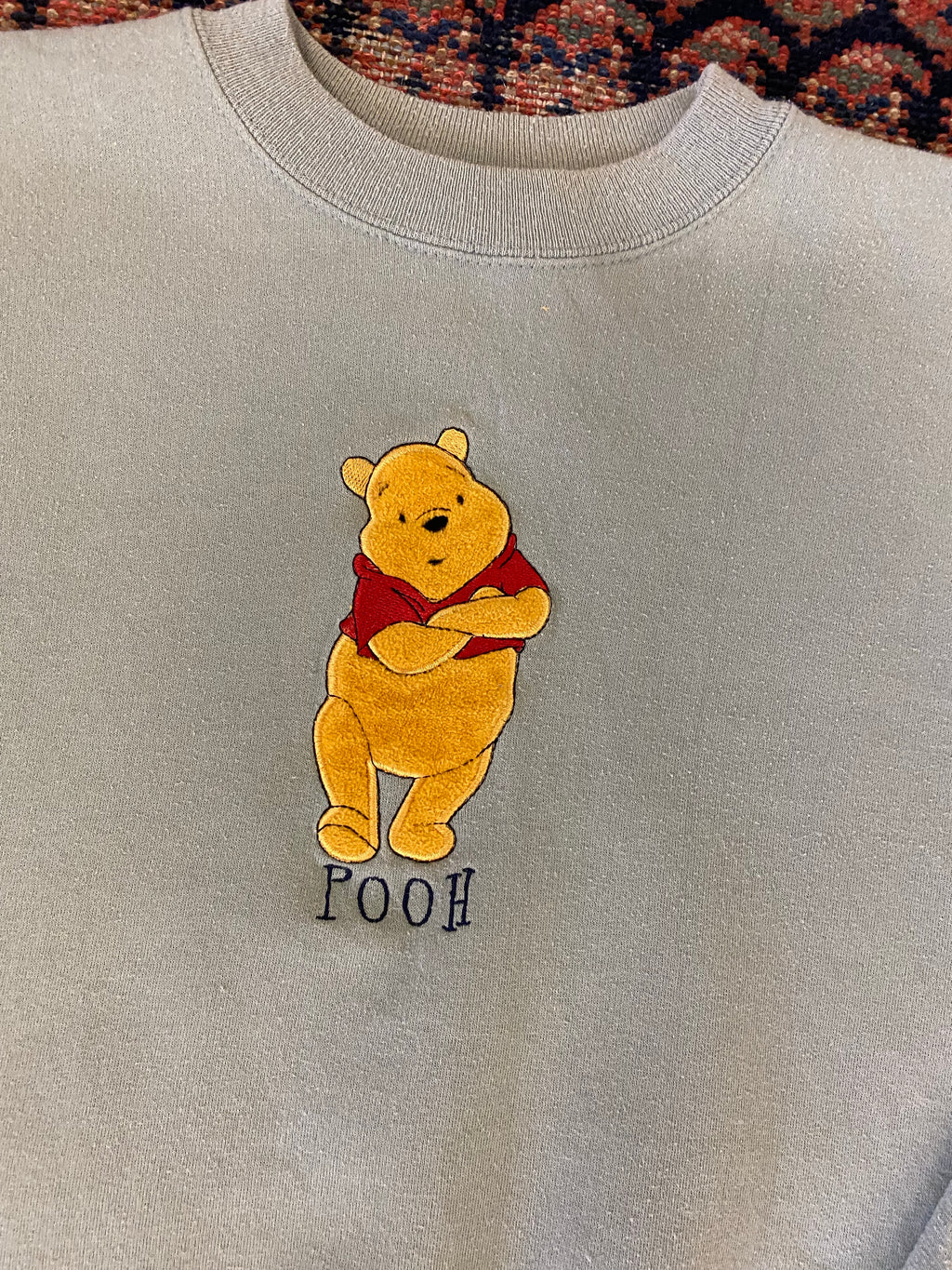 90s Mint Coloured Pooh Crewneck - M