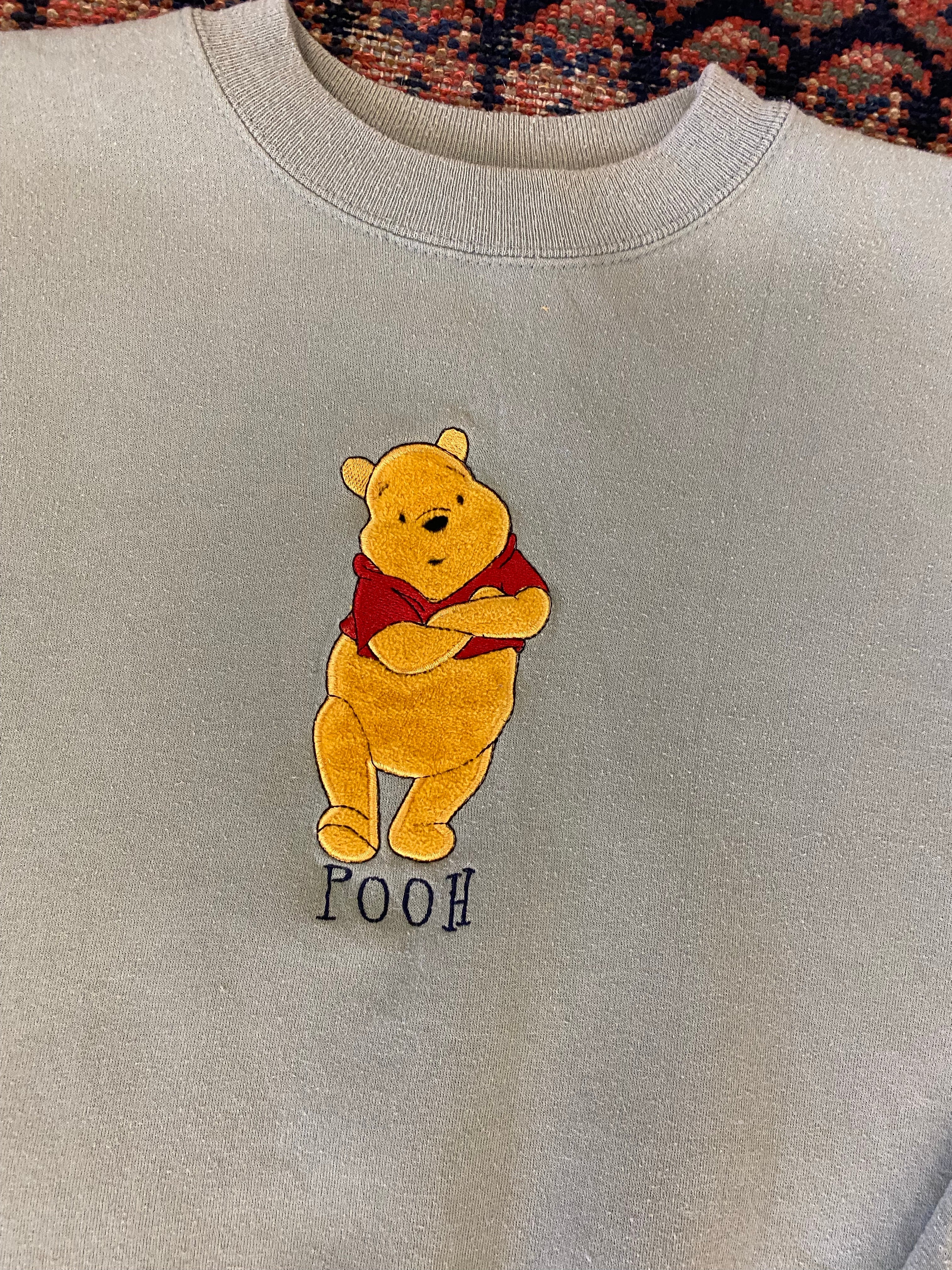 90s Mint Coloured Pooh Crewneck - M