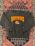 Vintage Faded Cleveland Browns Crewneck - M