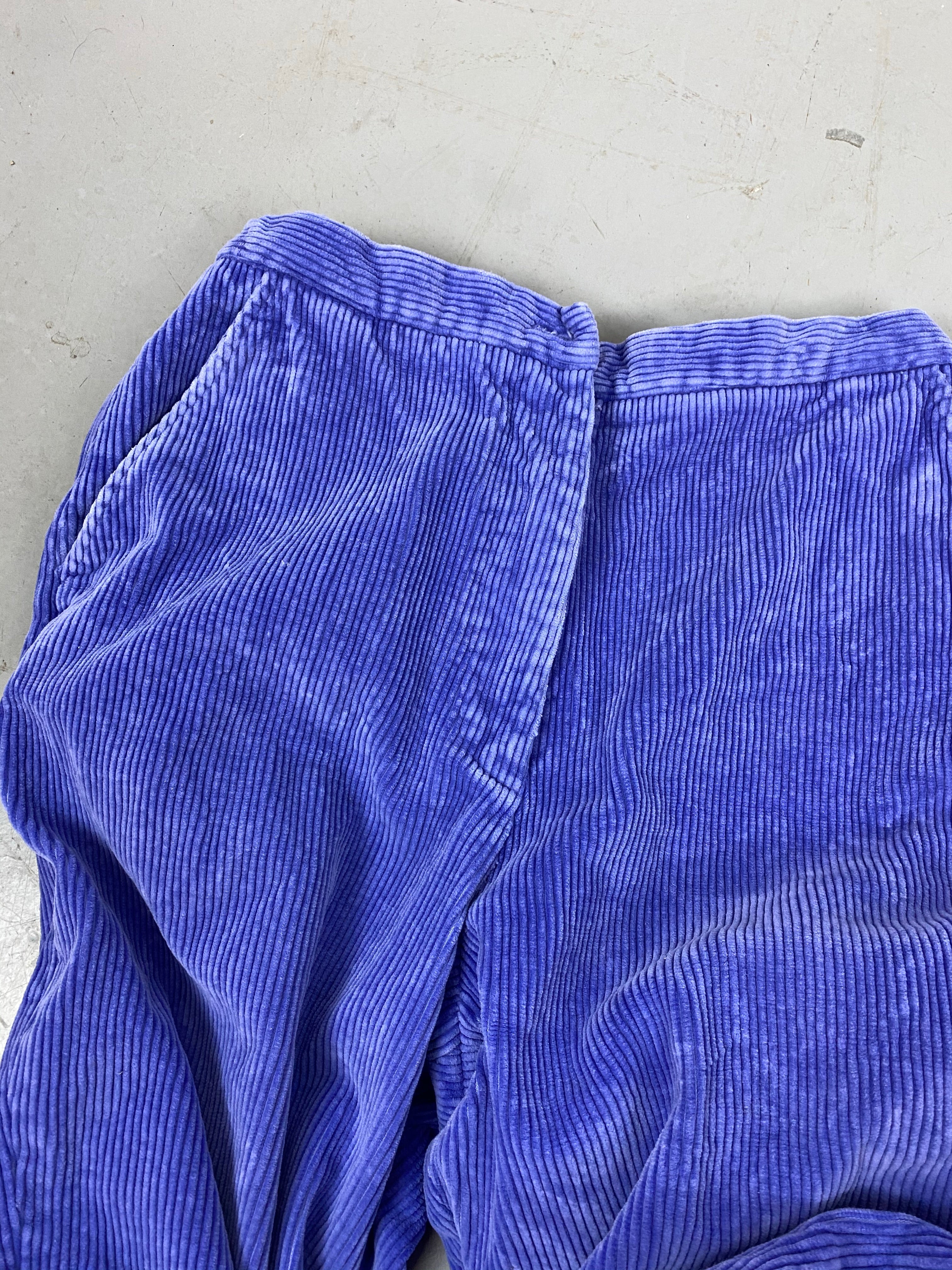 Vintage thick corduroy high waisted pants - 26in