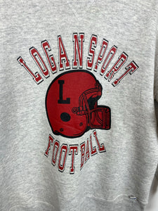 Vintage Logan Sport football crewneck