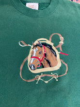 Load image into Gallery viewer, Vintage Embroidered Horse Crewneck - S/M