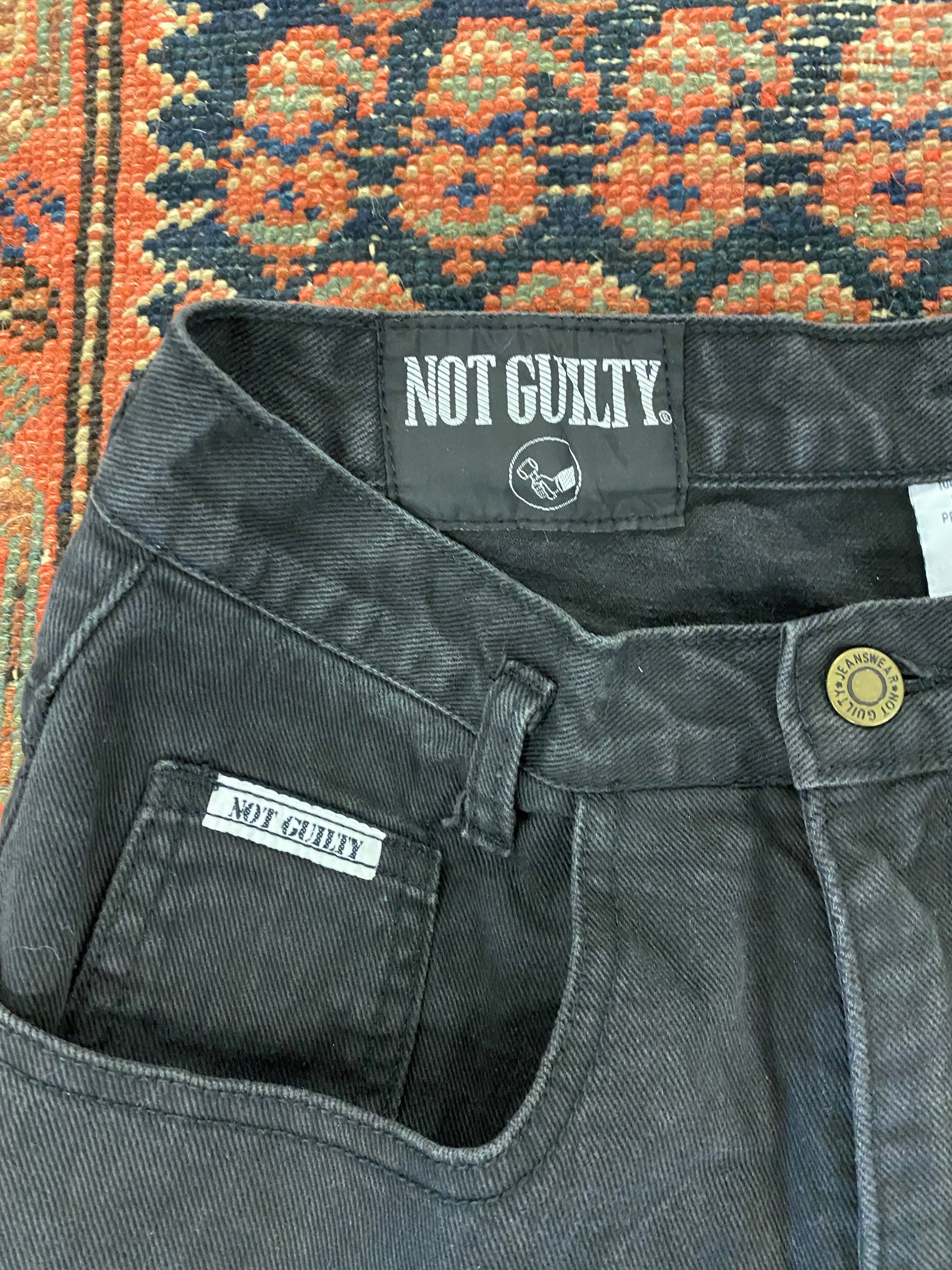 Vintage High Waisted Not Guilty Denim Shorts - 30in