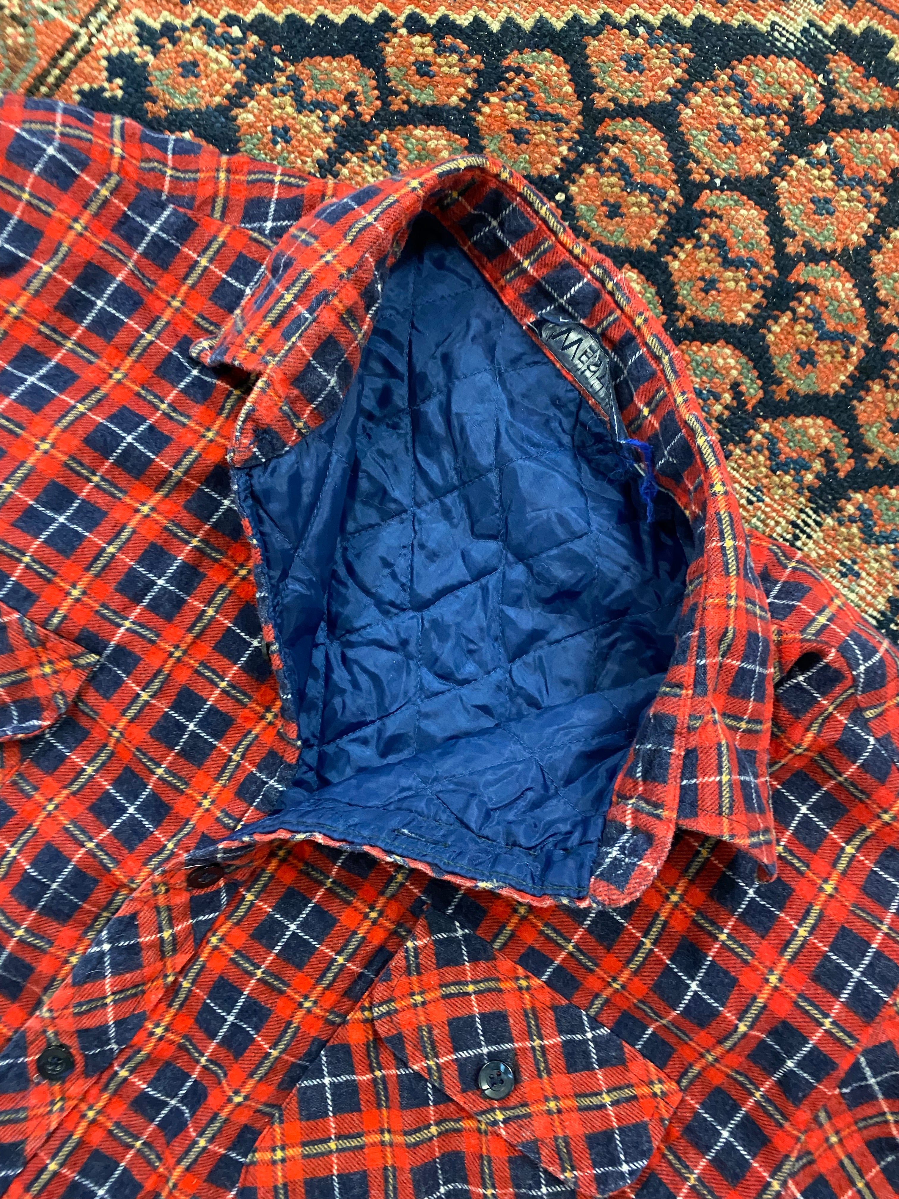 Vintage Plaid Jacket - L