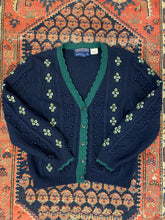 Load image into Gallery viewer, Vintage Knitted Cardigan Sweater - S