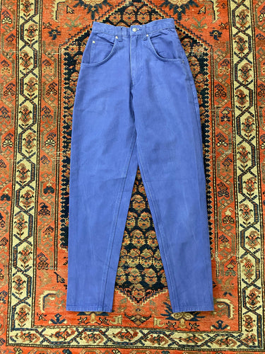 Vintage Purple High Waisted Denim Jeans - 24IN/W