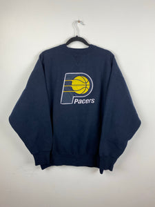 Heavy weight embroidered Pacers crewneck