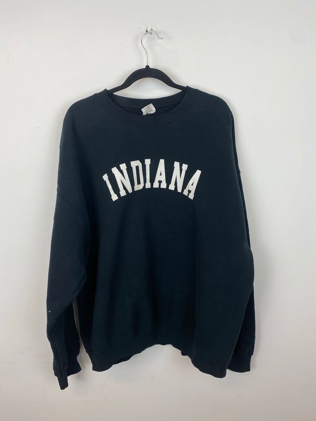Vintage Blsck Indiana Crewneck - L