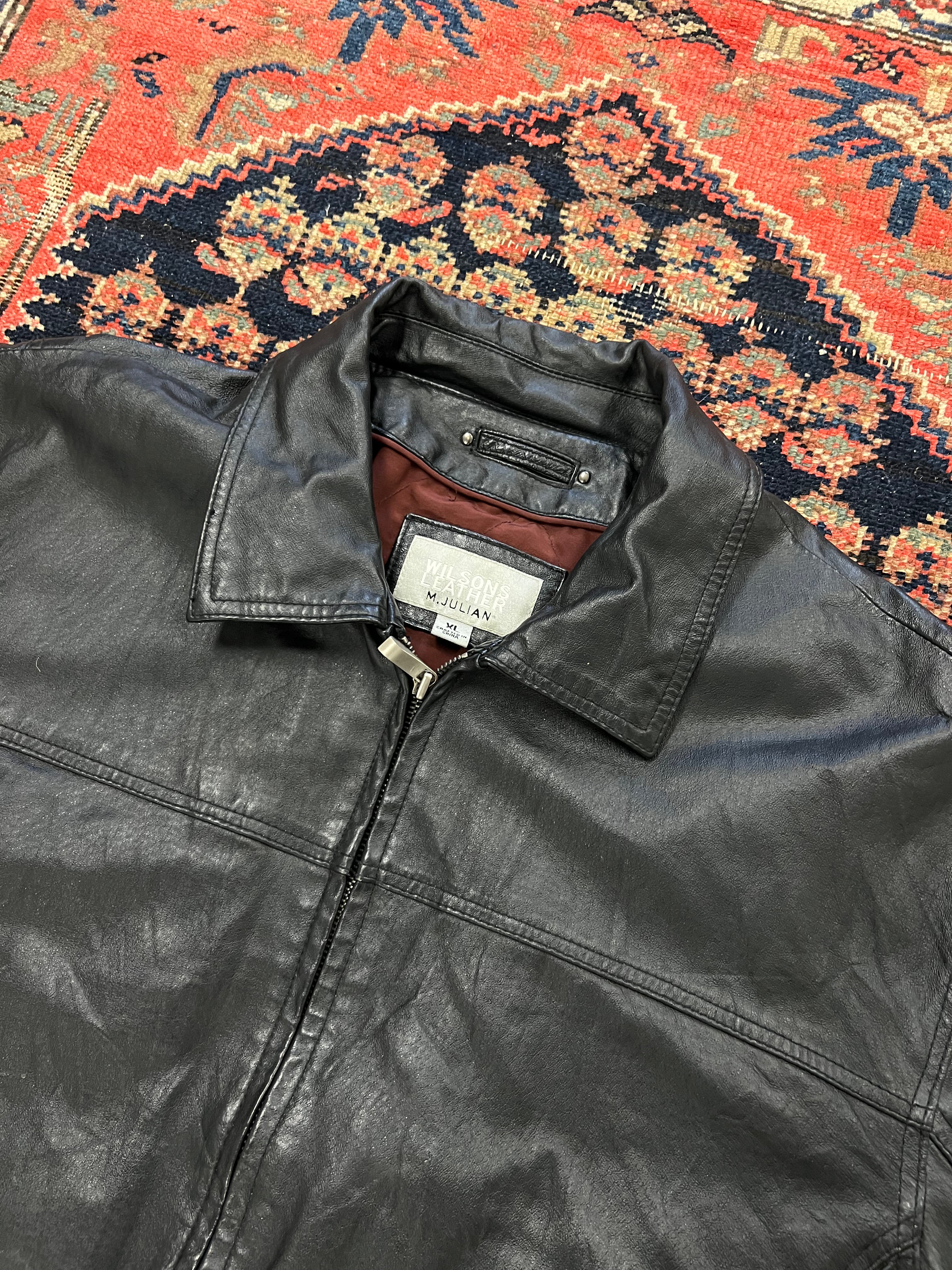 VINTAGE LEATHER JACKET - MEDIUM
