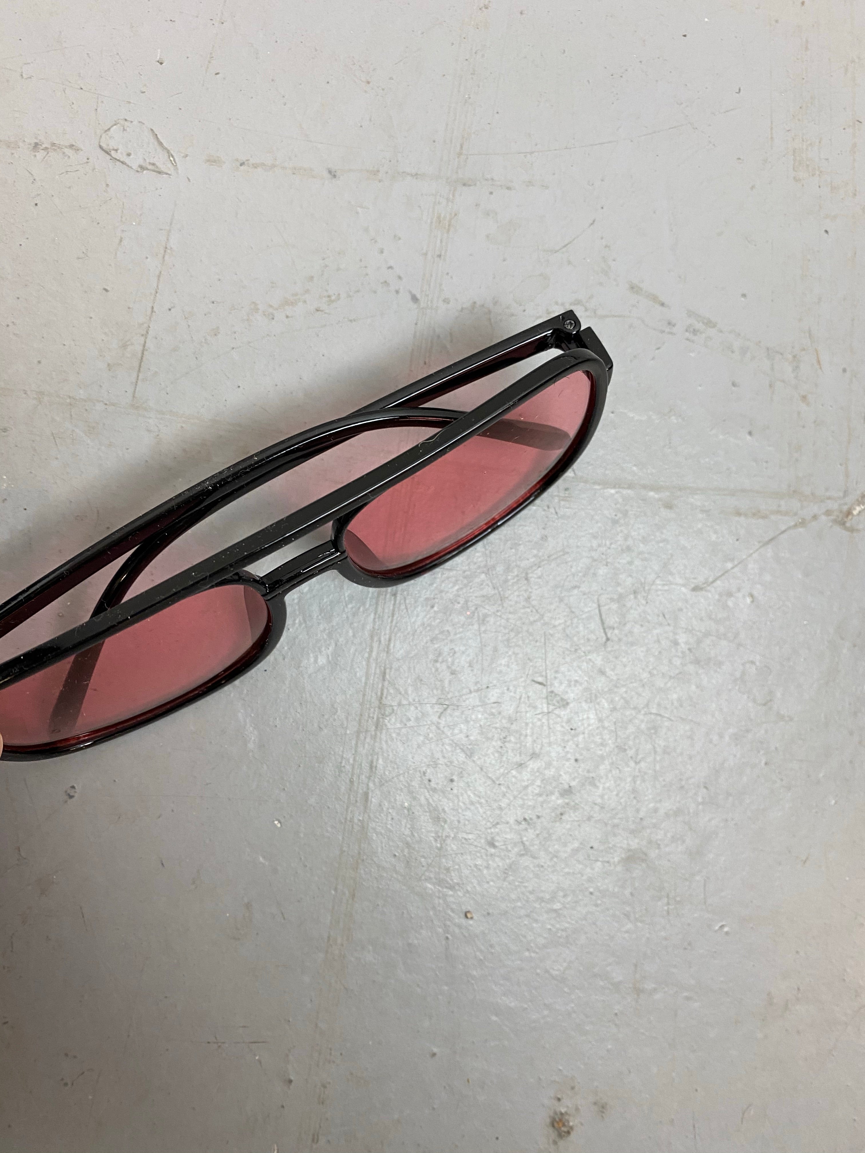 Pink Tinted 60s Styled Sunglasses