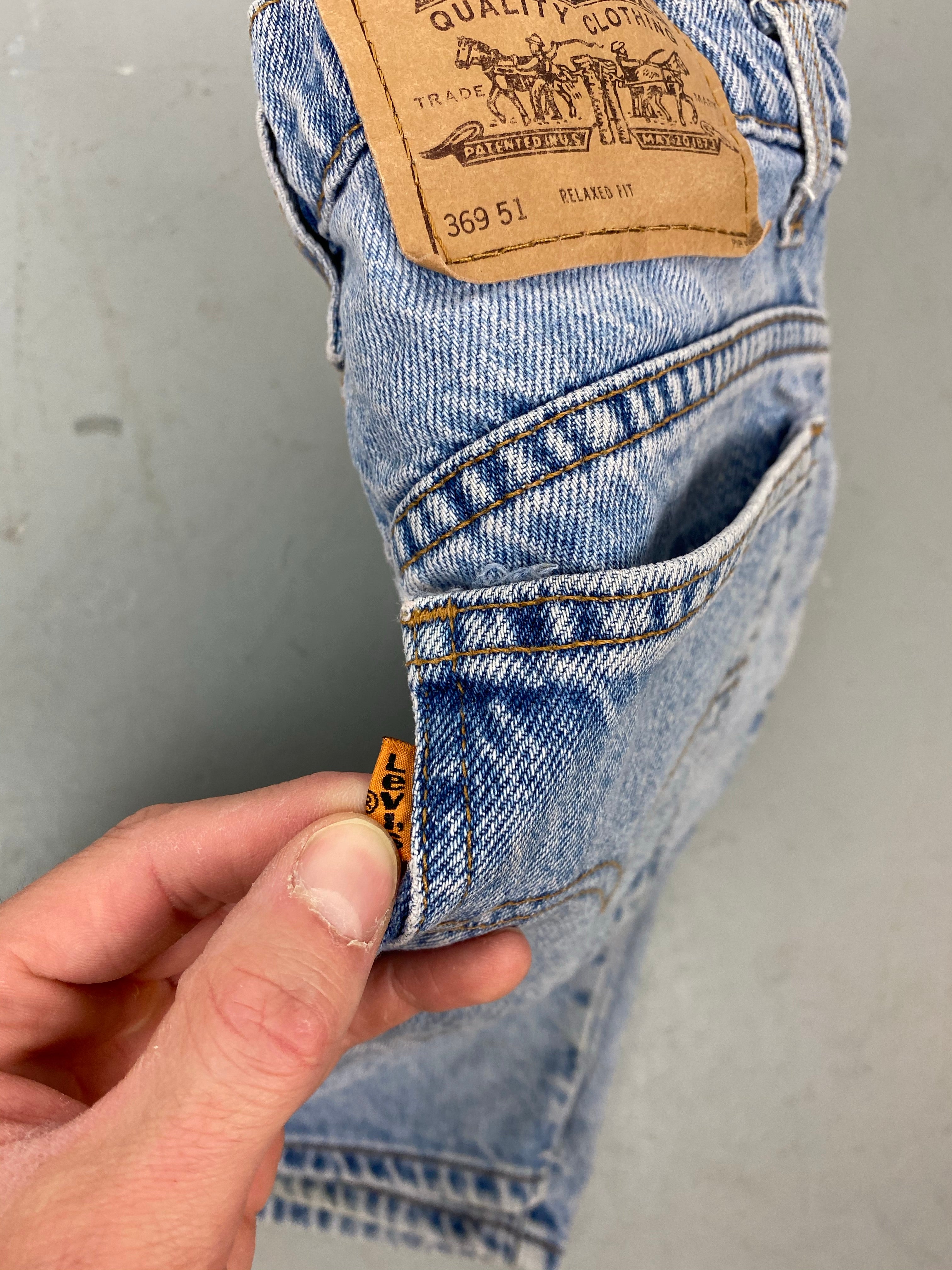 90s Orange Tab High Waisted Levi’s Denim Shorts - 30in