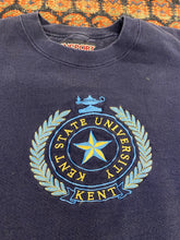 Load image into Gallery viewer, 90s Embroidered Kent State University Crewneck - M