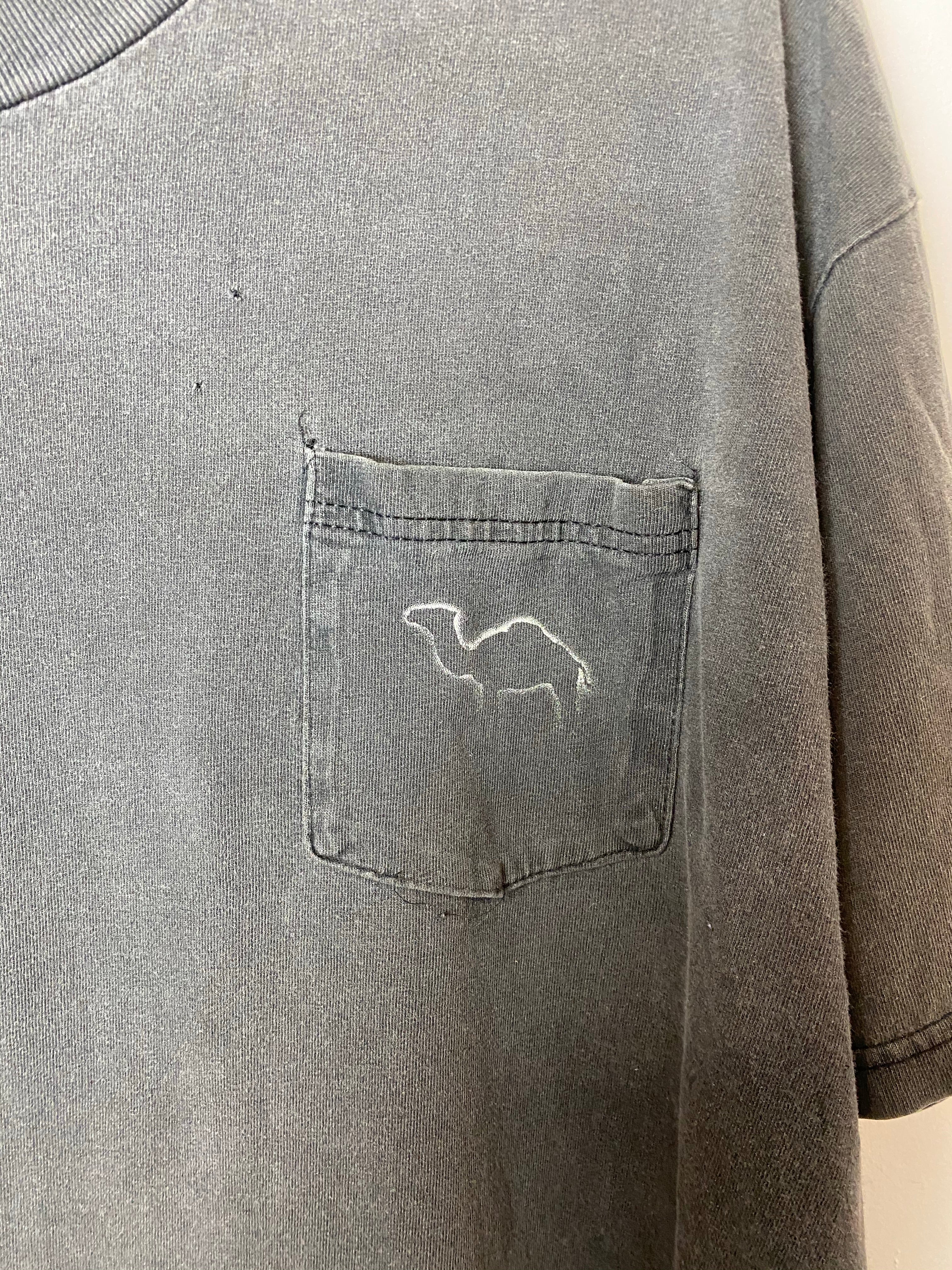 Vintage Faded Front And Camel T Shirt - L